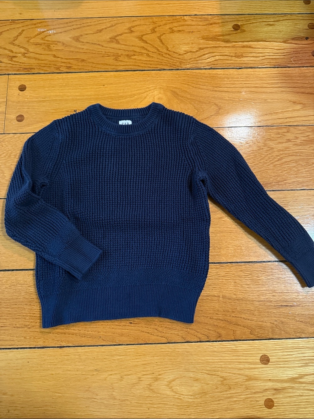GAP Navy Blue Crewneck Knit Sweater for Kids